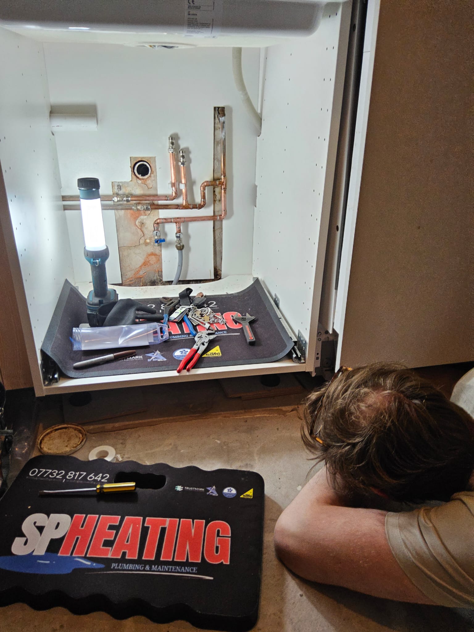 SP Heating engineer on site